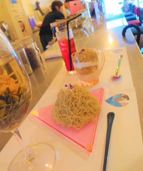 東京：新宿【こんなところに！？モンブランプリン専門店：栗ノ花＜人間レストラン＞】おしゃれカフェ巡り散歩