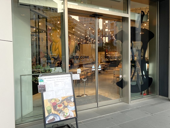 【東京港区/新橋】開放的な空間の素敵カフェ THE CORE KITCHEN/SPACE