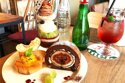 cafe WALLのよくばりおやつプレート
